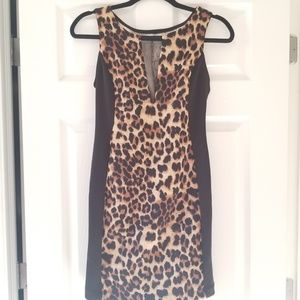Leopard Print Bodycon Dress